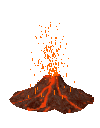 Animated volcano
